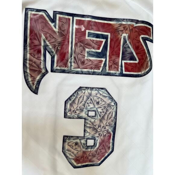 Mitchell & Ness New Jersey Nets Jersey Mens Drazen Petrovic NBA Swingman Size L - Picture 8 of 9